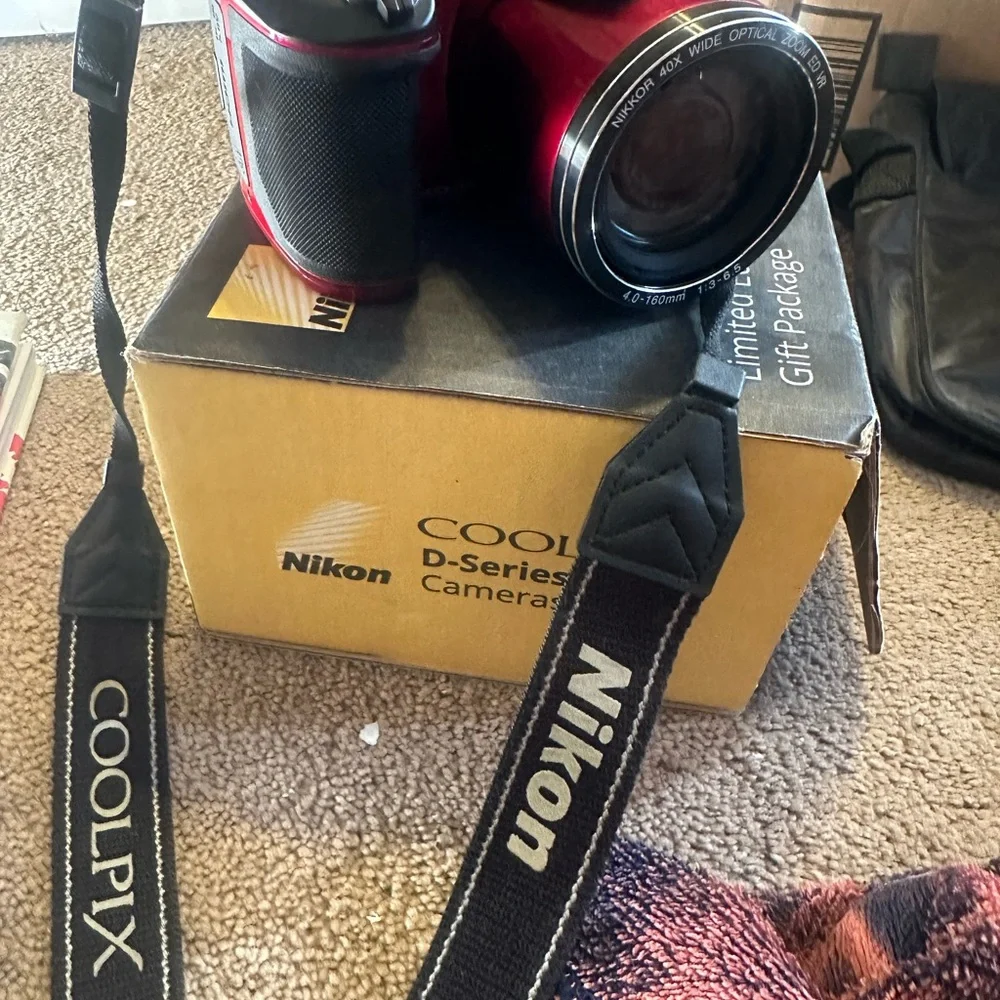 Nikon COOLPIX Red Digital Camera